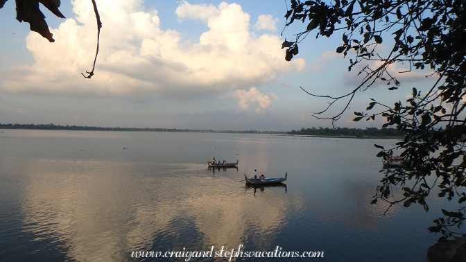Gondolas on Lake Taungthaman