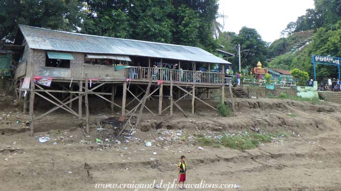Coming ashore at Kanee