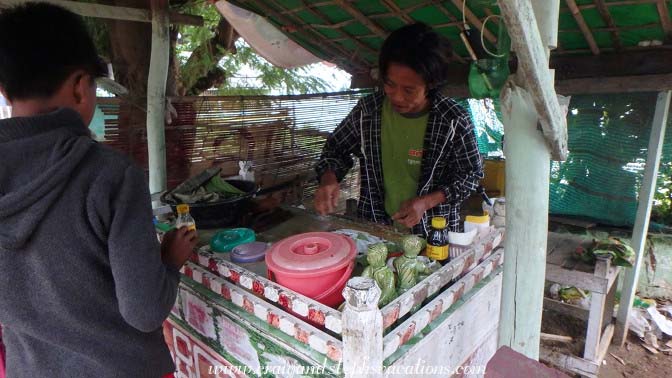 Betelnut preparation in Kanee