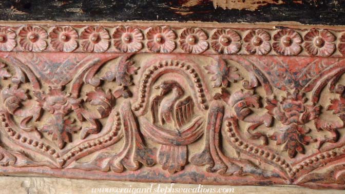 Wood carving, Kann Monastery