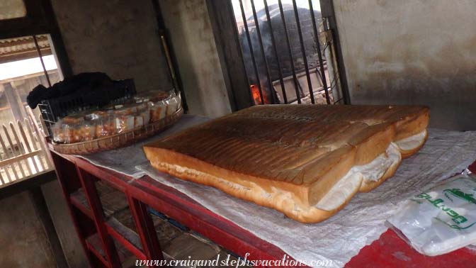 Fresh bread at the bakery