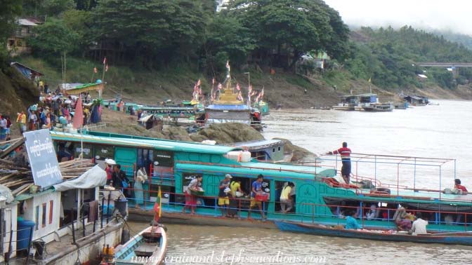 Pagoda where Buddhist chanting was occurring