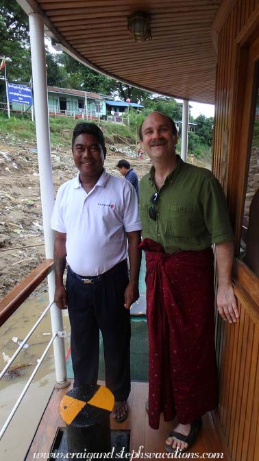 Craig with our Captain