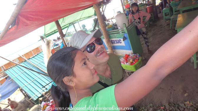 Young lady takes a selfie with Craig