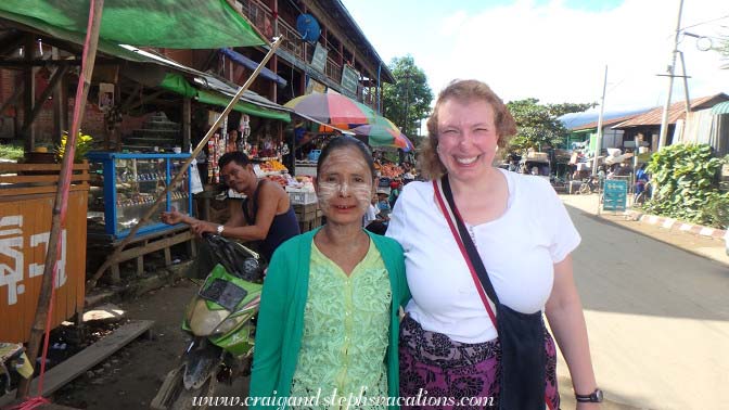 My new friend who liked my longyi