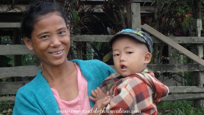 Mother and baby, Sittaung