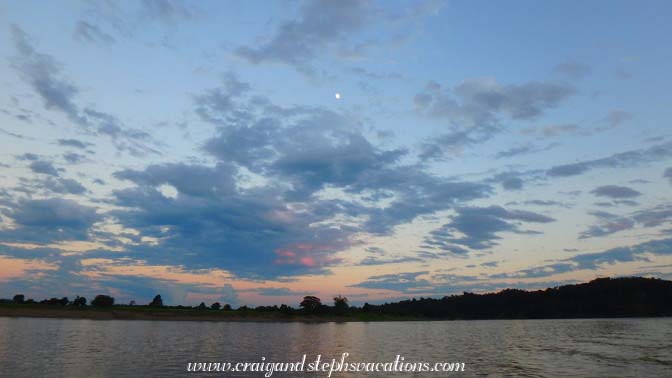 Moon from the RV Zawgi Pandaw