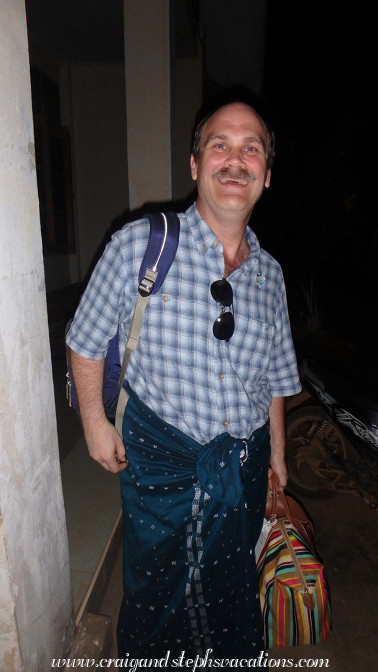 Leaving the airport after our flight was canceled