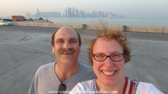 Old Dhow Harbour selfie