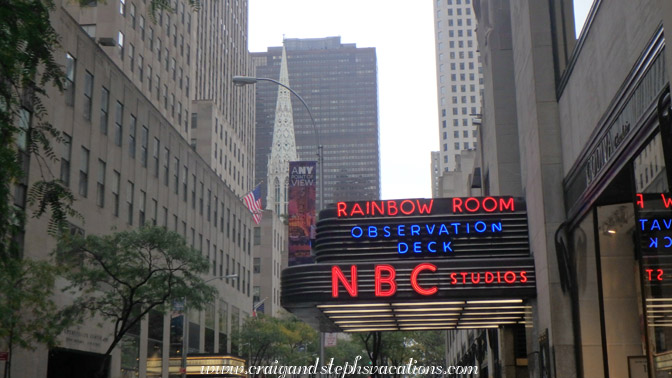 Rainbow Room marquee, 30 Rock Rainbow Room marquee, 30 Rock