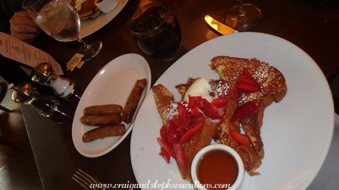 Cinnamon brioche French toast, Rock Center Cafe Cinnamon brioche French toast, Rock Center Cafe