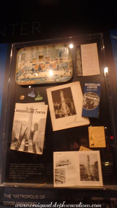 Vintage Rockefeller Center memorabilia, Top of the Rock Vintage Rockefeller Center memorabilia, Top of the Rock
