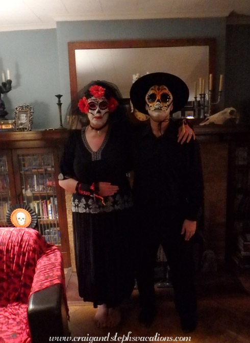 Our Dia de los Muertos costumes Our Dia de los Muertos costumes
