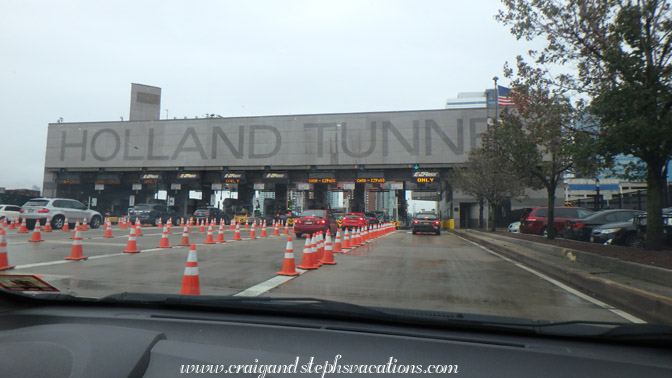Holland Tunnel inbound Holland Tunnel inbound