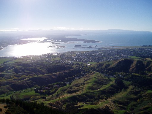 Aerial view of Nelson