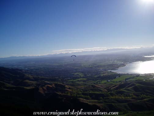Paragliding over Nelson Paragliding over Nelson