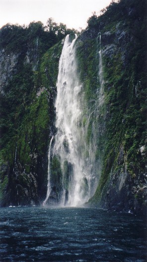 Waterfall in the hanging valley Waterfall in the hanging valley
