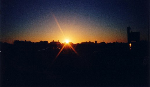 Sunset over Invercargill