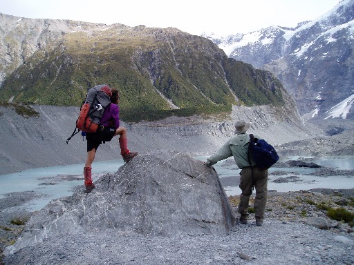 Stan and Craig at Hooker Valley Stan and Craig at Hooker Valley