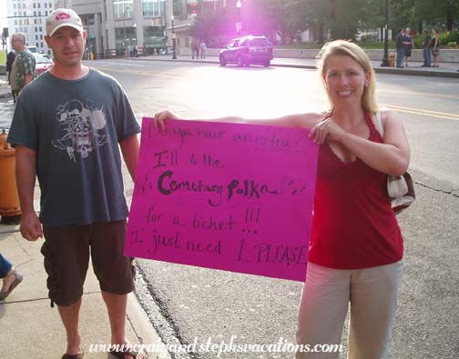 Jeanine will do the Cemetery Polka for a ticket