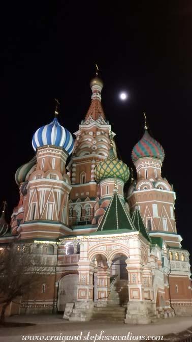 Moon over St. Basil's