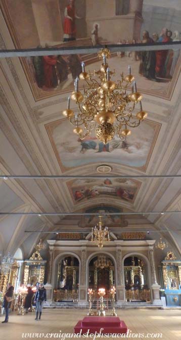 Interior of the Church of the Assumption, Novodevichy Convent
