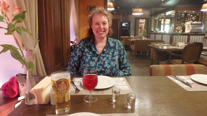 Georgian dinner at Khinkalnaya on the Neva