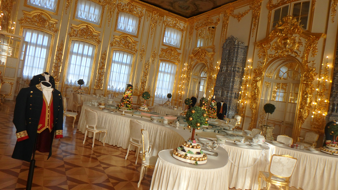 Anteroom with Matilda costumes