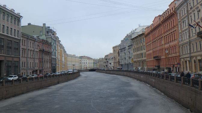 Scene from our walk to the submarine