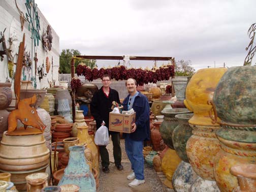 Tyson and Craig at Mercado Mexico