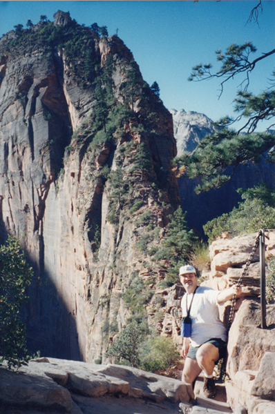 Hiking to Angel's Landing