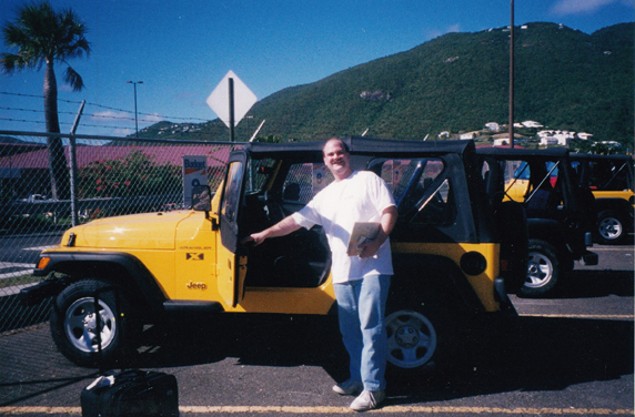 Brand new rental Jeep