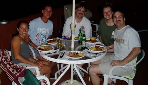 Thanksgiving dinner - Tiffany, Marty, Steve, Steph, Craig 