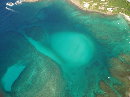 Aerial View of Magen's Bay