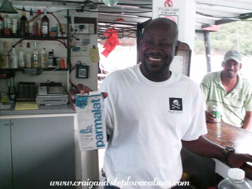 Zeus greets Milky Zeus greets Milky