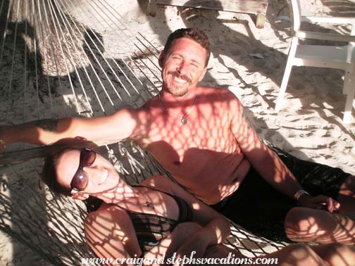 Joan and Marty at the Soggy Dollar