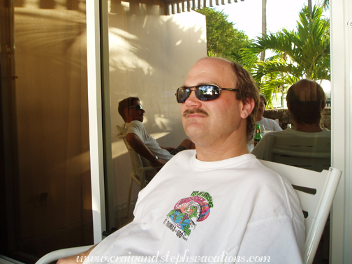 Craig watching sunset