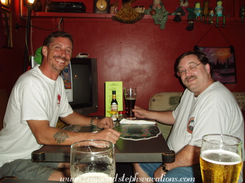 Marty and Steve at Toad & Tart