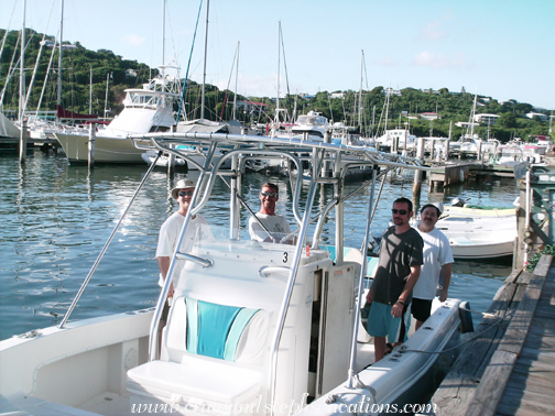 Prepping the boat