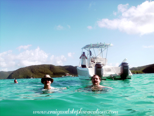 Swimming at Peter Bay Swimming at Peter Bay