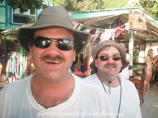 Craig and Milky at the Soggy Dollar Craig and Milky at the Soggy Dollar
