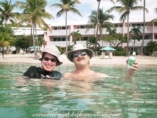 Swimming at Secret Harbour
