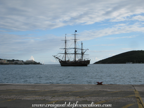 Pirate Ship off Charlotte Amalie