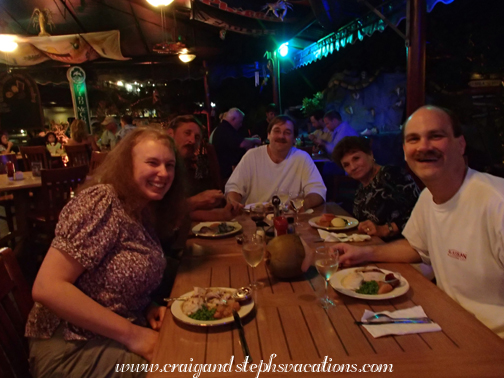 Thanksgiving at Molly Malone's: Steph, Marty, Steve, Mom, Craig