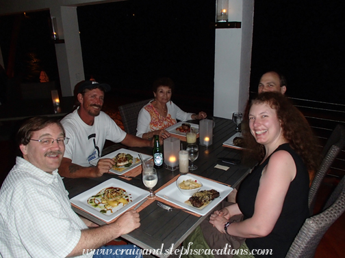 Sunset Grille: Steve, Marty, Mom, Craig, Steph