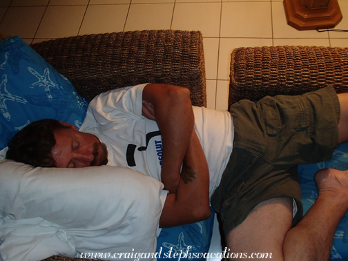 Marty falls asleep