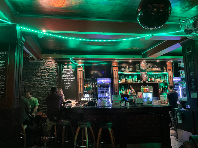 St. Paddy's Day drinks at the Temple Bar