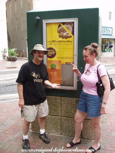 Performance art: say NO to panhandling