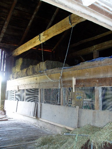 The chicken coop