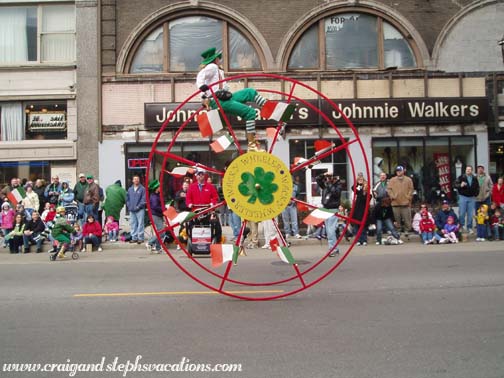 Wacky Wheeler, Milwaukee St. Patrick's Day Parade 2006